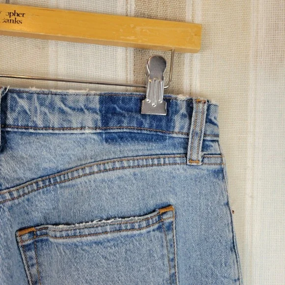 Abercrombie & Fitch Curve Love The 80s Mom High Rise Jeans Blue Size 29/8S - Picture 8 of 11